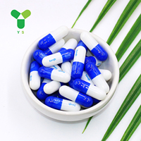 Capsules végétales vides de qualité pharmaceutique YS HPMC, solubles dans l'estomac, modèle # 0
