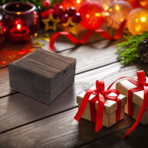 Cajas de Regalo de Madera para Joyería, Pequeñas, Cuadradas, con Tapa Deslizante, Precio de Fábrica al por Mayor - Product Image 4