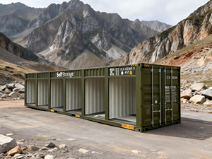 Conteneurs <span class=keywords><strong>de</strong></span> stockage en gros 20 pieds 40 pieds Unités en acier résistantes aux intempéries avec étagères Prêtes pour l'activité <span class=keywords><strong>de</strong></span> <span class=keywords><strong>location</strong></span> - Product Image 2