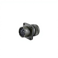 Connecteurs circulaires MS3110E12-8S à 8 positions, fiche femelle à souder, série KPT, étanches, pour l'aérospatiale, IP67, 1200V, en cuivre