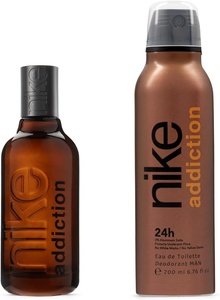 Perfume y Desodorante en Spray para Hombre For Addiction, 100ml + 200ml, Aroma Amaderado Balsámico Masculino Natural - Product Image 3