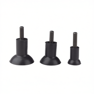 Ventouse 439 Pa avec pied en caoutchouc noir et tige métallique pour le nivellement et la stabilité des meubles - Product Image 2