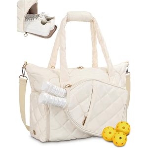 Grand sac de transport pour pickleball pour femmes avec compartiment à chaussures et rangement pour raquettes - Product Image 1