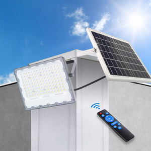 Kcd Sáng Thông Minh Mạnh Mẽ Nhất 60W 300W 400W 500W 1000W 6500K Ngoài Trời Không Thấm Nước Tốt Nhất Năng Lượng Mặt Trời Dẫn Nhẹ Lũ Lụt Ánh Sáng Với Năng Lượng Mặt Trời Bảng Điều Khiển - Product Image 1