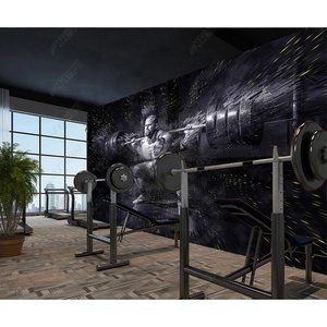 Carta da Parati Personalizzata Murales 3D Impermeabili per Decorazione <span class=keywords><strong>Palestra</strong></span> - Product Image 2
