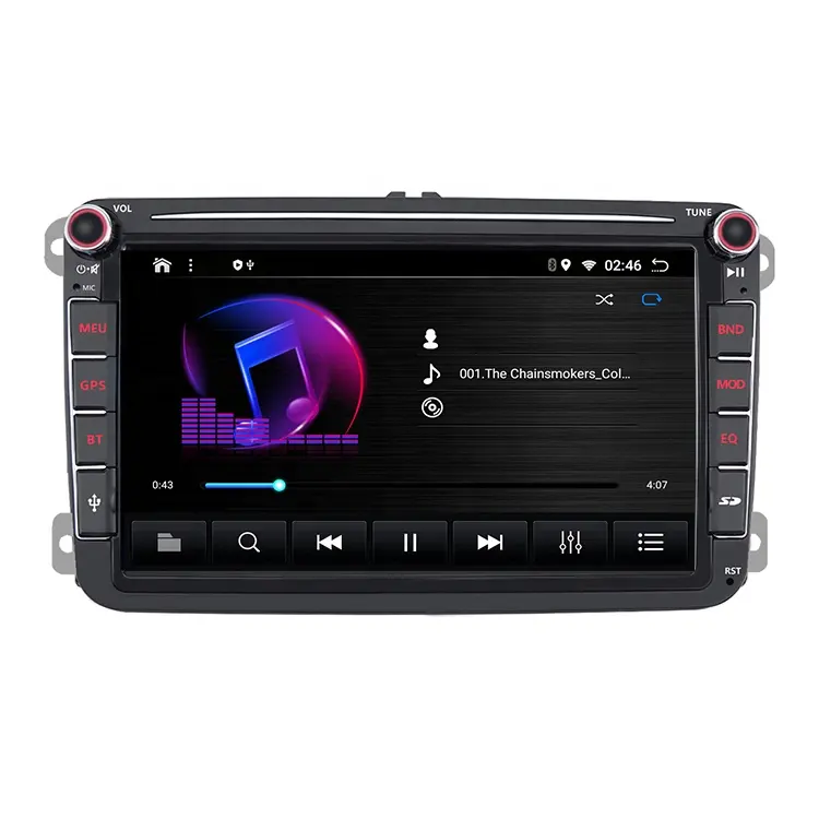 ระบบนำทาง Gps มัลติมีเดีย,วิทยุรถยนต์แอนดรอยด์เครื่องเล่นดีวีดีวิทยุวิดีโอสำหรับ Vw Amarok พร้อมวิทยุรถยนต์