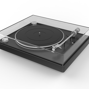 Tocadiscos de Vinilo para el Hogar con Conexión Bluetooth, Reproductor de Discos - Product Image 1