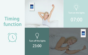 Lanbon L8 LCD chuyển đổi thông minh nhà thông minh tự động hóa sản phẩm 1 2 3 gang chuyển đổi ánh sáng 2 cách 3 cách wifi nhà trợ lý Alexa - Product Image 5