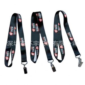 Wholesale Custom Promotional <b>Polyester</b> Sublimation Neck <b>Lanyard</b> Strap with Printed Logo for ID Card Holder - Product Image 3