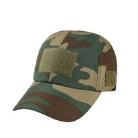 Gorra de Béisbol de Camuflaje Personalizada, 6 Paneles, Malla Ripstop, Perforada con Láser, Transpirable, para las Cuatro Estaciones, con Parche de Gancho y Bucle Ajustable
