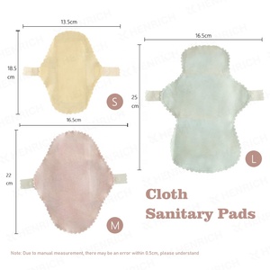 Serviettes hygiéniques lavables Serviettes hygiéniques menstruelles Serviettes hygiéniques réutilisables en graphène HENRICH - Product Image 6