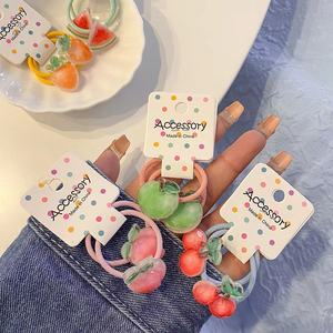 ربطة شعر مرنة ناعمة للأطفال ربطة شعر كورية للأطفال ربطة شعر للأطفال حبل مرن للأطفال - Product Image 4