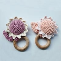 Bouquet de tournesols en crochet fait main, plante tricotée créative, décoration suspendue pour la maison et le bureau