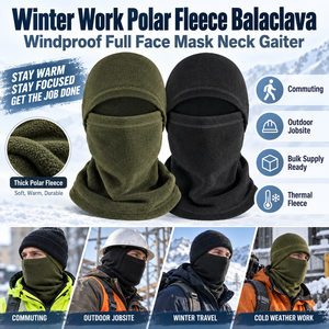 Penutup Kepala Polar Fleece Anti Angin untuk Musim Dingin, Masker Wajah Penuh, Pelindung Leher untuk Perjalanan, Pekerjaan Luar Ruangan, Persediaan Grosir Siap Kirim - Product Image 1