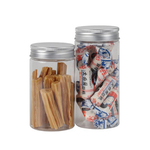 Plastic Food Sealing Jar 55mm Diameter Transparent Wide Mouth With Gasket For Herbal Tea Biscuit Storage - Product Image 3