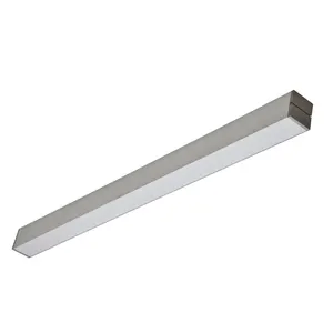 Perfil de montagem direta/indireta da superfície led extrusão de alumínio luz linear conduzida 4ft 3 anos