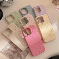 Coque en silicone souple style coréen pour iPhone 17 Pro Max/16/15/14