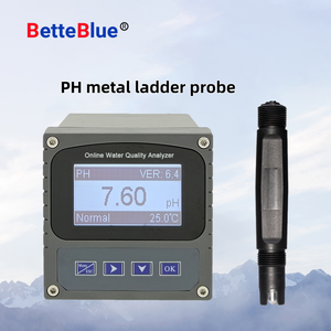 Medidor <span class=keywords><strong>de</strong></span> pH BetteBlue <span class=keywords><strong>de</strong></span> Metal y <span class=keywords><strong>Antimonio</strong></span> con Puente Salino Único, Resistente al Ácido Fluorhídrico, 0-14pH - Product Image 4