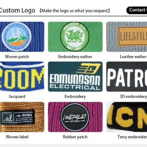 Gorros de Punto Jacquard Personalizados al por Mayor con Logotipo Bordado, Gorros de Punto con Pompón 100% Acrílico, Gorros Cálidos para Invierno - Product Image 6