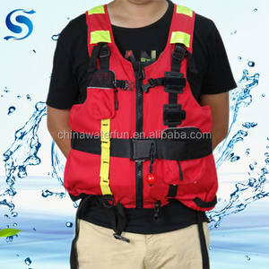 شهادة CE جودة عالية قماش أكسفورد أبيض PFDs الطفو 100 ٪ إنقاذ المياه - Product Image 2