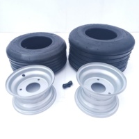 Pneus lisses sans chambre à air WANDA de haute qualité 13x6.50-6 13x5.00-6 en caoutchouc de 13 pouces pour tondeuse à gazon/karting/trottinette électrique