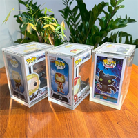 Boîte de protection en acrylique transparente pour figurines Funko Pop, boîte empilable pour figurines en vinyle, boîte de collection avec aimants, couvercles, étui en acrylique