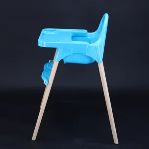 China supplier baby high leg feeding chair adjustable baby high chair baby feeding chair and feeding table