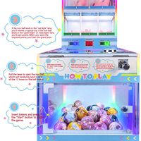 Nouvelle machine à capsules en métal pour distributeur automatique de balles, jeu d'arcade classique, machine à cadeaux en anglais