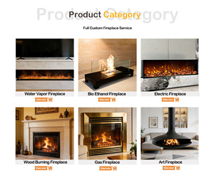 <span class=keywords><strong>Cheminée</strong></span> électrique élégante ultra-mince avec effet de flamme LED, chaleur réglable, télécommande, minuterie et panneau de commande tactile - Product Image 6