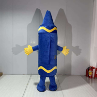 Funtoys MOQ 1 PCS Costume de Mascotte Gonflable Géant de 2m avec Marqueur Coloré pour Adultes et Enfants, Idéal pour les Salons Éducatifs