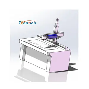 Mesin Penanda Laser Serat Format Besar dengan Meja untuk Tanda Ukuran Besar