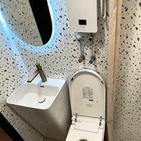 Maison modulaire pliable à structure en acier avec cadre blanc standard, installation rapide, maison intégrée pour appartement, extensible, avec porte métallique
