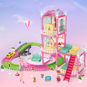 DIY Villa Toy Princesse <span class=keywords><strong>Maison</strong></span> <span class=keywords><strong>de</strong></span> Poupée pour Enfants - Product Image 2