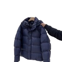 Manteau d'hiver noir mi-long en duvet matelassé pour homme 2026, avec empiècements à carreaux classiques, veste extérieure polyvalente, stock international