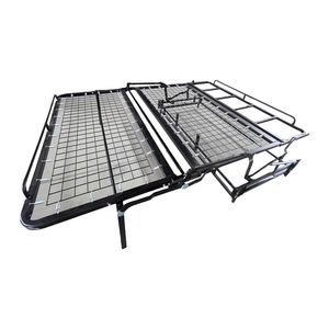 A016 <b>Sofa</b> Bed Frame 135cm 150cm 165cm Foldable Metal Bed Frame Adjustable Modern Design For <b>Small</b> Apartment - Product Image 3
