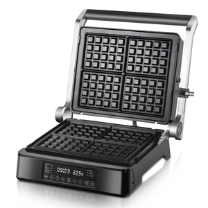 <span class=keywords><strong>Grill</strong></span> électrique multifonction RAF populaire avec écran numérique, plaques amovibles à ouverture à 180 degrés, presse à <span class=keywords><strong>panini</strong></span>, gril à steak et gaufrier - Product Image 4