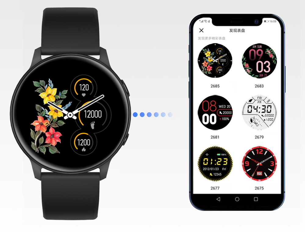 MX1 Smartwatch 1.28inch Round Touch Screen china smart watch Waterproof Heart Rate Health Sports Men pk ZL02