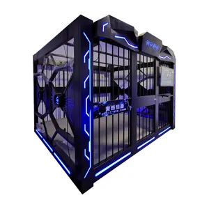 Amusement Park Fantasy multiplayer virtual reality Matrix space Fight Cage VR Play Platform Simulator for Theme Park For Sale
