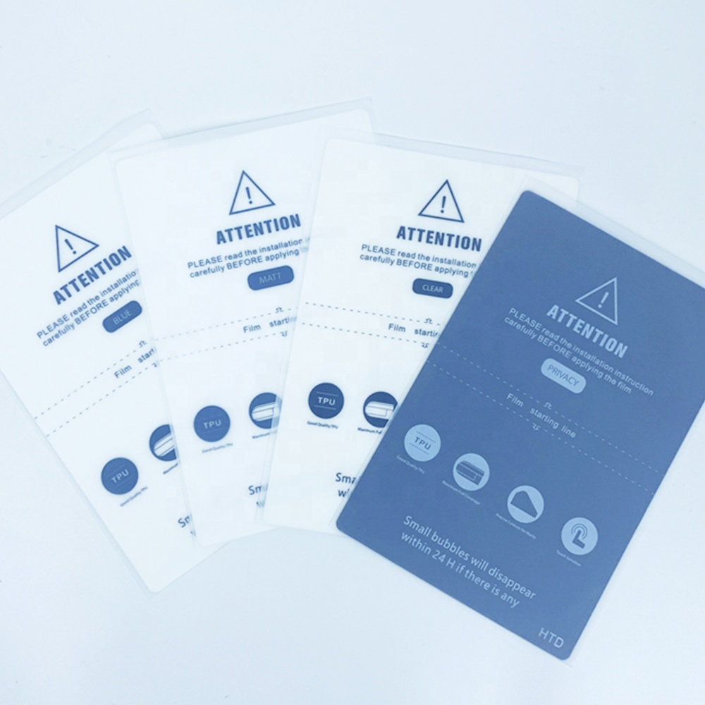 ТПУ конфиденциальности hydorgel pet защитная пленка для iPhone 14 13 12 Pro Samsung Huawe изогнутая Защитная пленка для экрана SS 890C для резки и гравировки HD Blue фильмов