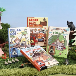 Cuaderno de Diario Infantil con Tapa Dura de la Serie Ciudad de los Animales de Mengdao, Diseño de <span class=keywords><strong>Dibujos</strong></span> <span class=keywords><strong>Animados</strong></span> Bonitos en 3D, Regalo - Product Image 1