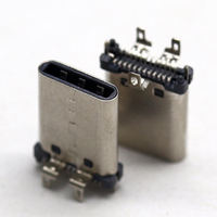 Cable USB 3.1 Tipo C a Tipo C con Bloqueo de Tornillo en Ángulo de 180 Grados, 24 Pines, Tipo Vertical, Macho a Macho, Conectores USB 3.1