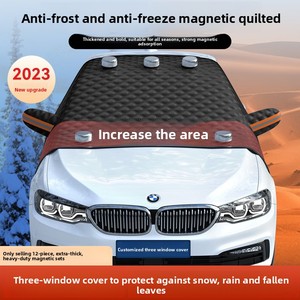 Nouvelle Housse de Protection Hivernale pour Pare-Brise de <span class=keywords><strong>Voiture</strong></span> – Imperméable, Anti-Neige, Anti-Givre, Anti-Congélation, Pare-Soleil, Demi-Housse - Product Image 4