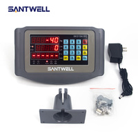 Indicador de Peso XK315A1PC con Pantalla LED de 17 Dígitos, RS232, Batería de 30h para Báscula Electrónica de Plataforma, 4-8 Celdas de Carga