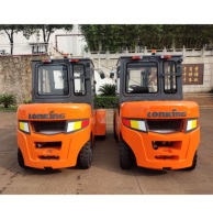 Chariot élévateur industriel diesel compact CE Lonking Logistics Machinery LG35DT de 3,5 tonnes pour bâtiments de grande hauteur et projets éoliens