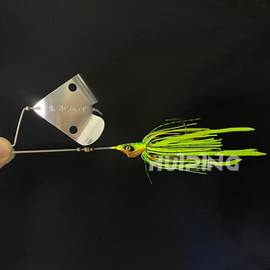 Nuovi arrivi 25.5g Rubber JIG Spinner BuzzBait Blade Jig Heads con gonna in Silicone pesca artificiale Whopper Jigging Bass Lures - Product Image 5