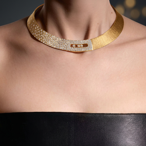 AMBER JEWELS - Collar de Oro Sólido de 14K con Diamante Sintético Cultivado en Laboratorio, Corte Brillante Redondo Vintage, Certificado por IGI, Unisex, para Boda - Product Image 3