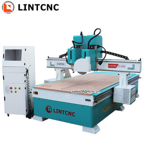 Lame de <span class=keywords><strong>scie</strong></span> à double tête Broche combinée pour le travail du bois Cnc Router For Solid Wood Door Panel Cut Engrave 1325 1530 2030 - Product Image 2