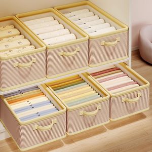 Kleidungsaufbewahrungsbox Kleiderschrank Rechteckig Zuhause Große Kapazität Stoff Faltbar Langlebig 10kg Platzsparend Moderner Einfacher Stil - Product Image 3