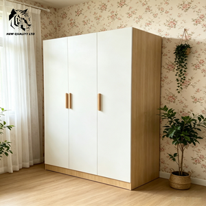 Armario de 4 puertas de madera MDF, diseño nuevo, muebles para el hogar, fabricado en China, mejor precio, logotipo personalizado, gran stock listo para enviar. - Product Image 3