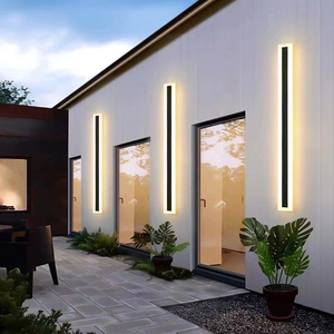Interior exterior LED balcón <span class=keywords><strong>terraza</strong></span> decoración larga lámpara de iluminación impermeable Ip65 <span class=keywords><strong>luz</strong></span> de pared para jardín sala de estar lavado de pared - Product Image 5